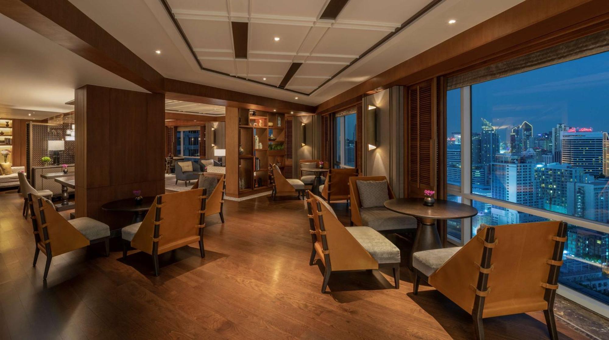 Hotel Conrad Bangkok Exterior foto The lounge at the airport