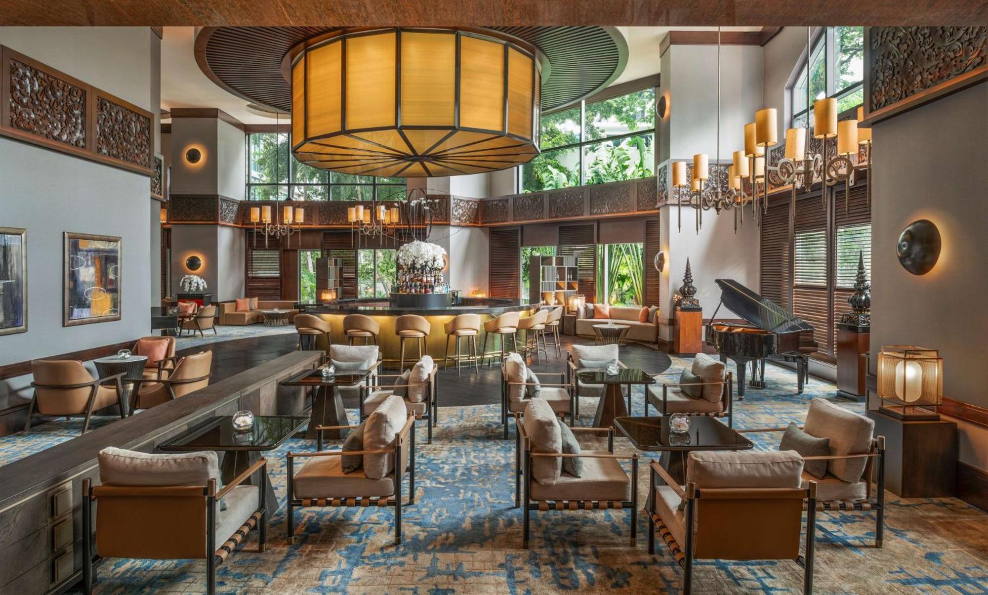 Hotel Conrad Bangkok Exterior foto The Bar